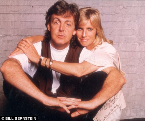 Enduring love: Paul and Linda McCartney were happily married until her death from breast cancer in 1998