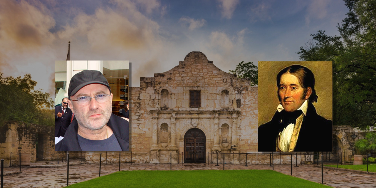 Singer Phil Collins Says He Was Alamo Hero Davy Crockett